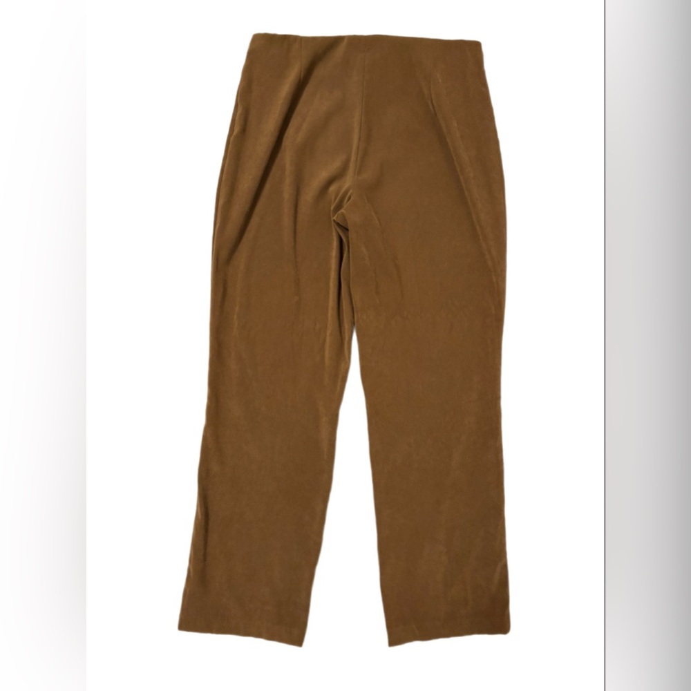 Tribal Stretch Faux Suede Pull-On Pants Brown - Size 10P - Picture 2 of 6
